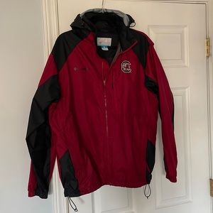 Columbia South Carolina Gamecocks Garnet and Black Windbreaker